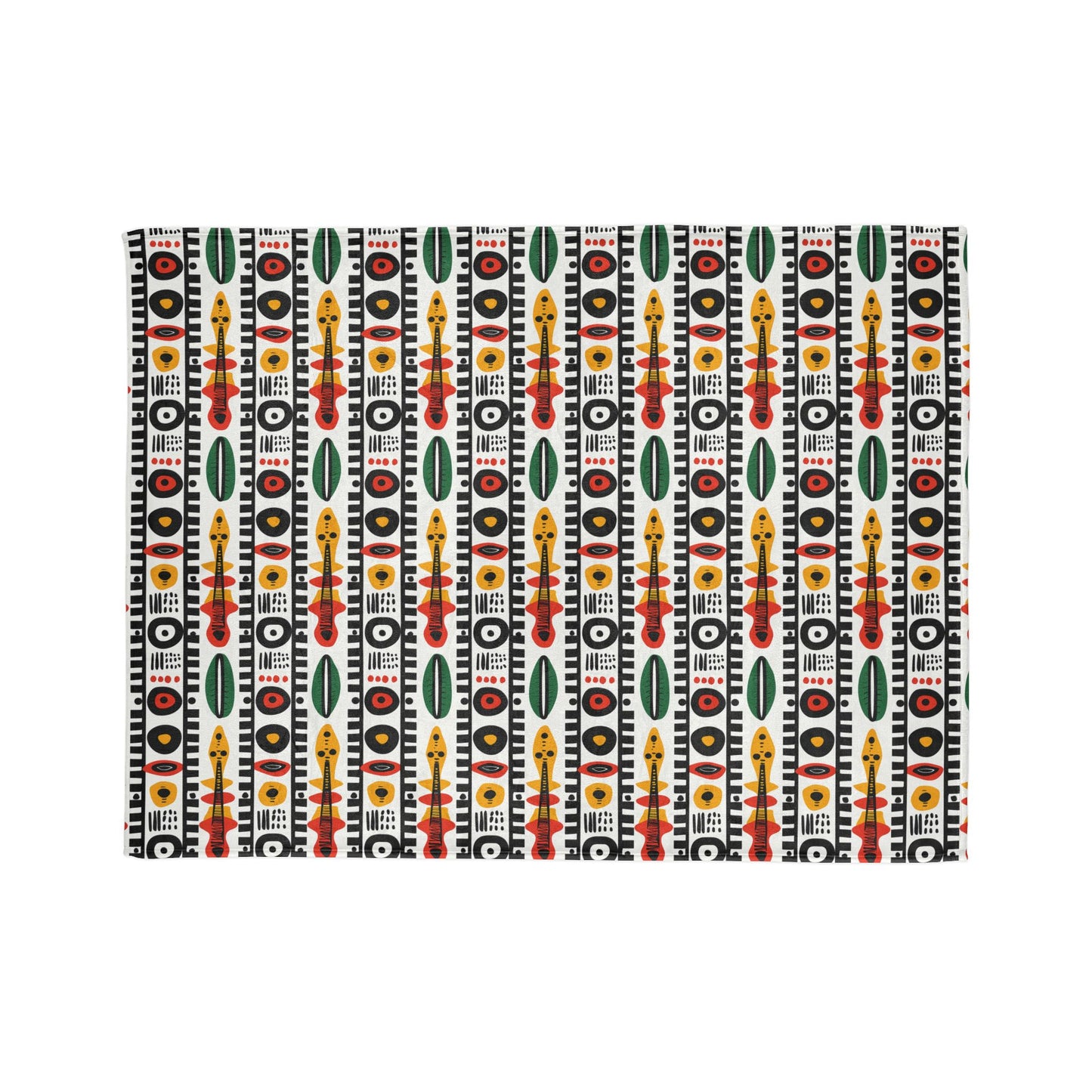 Afrobeat Harmony Soft Minky Blanket