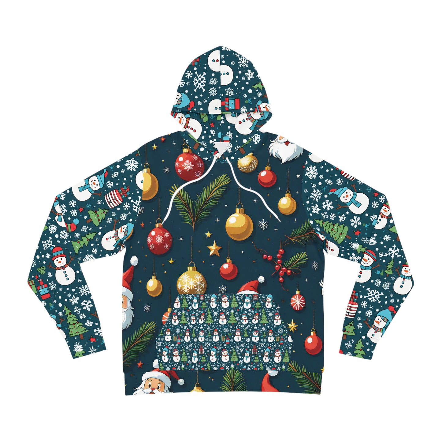 That Ugly Christmas Fashion Hoodie with All-Over Print - Unisex Medium Heavy Fabric