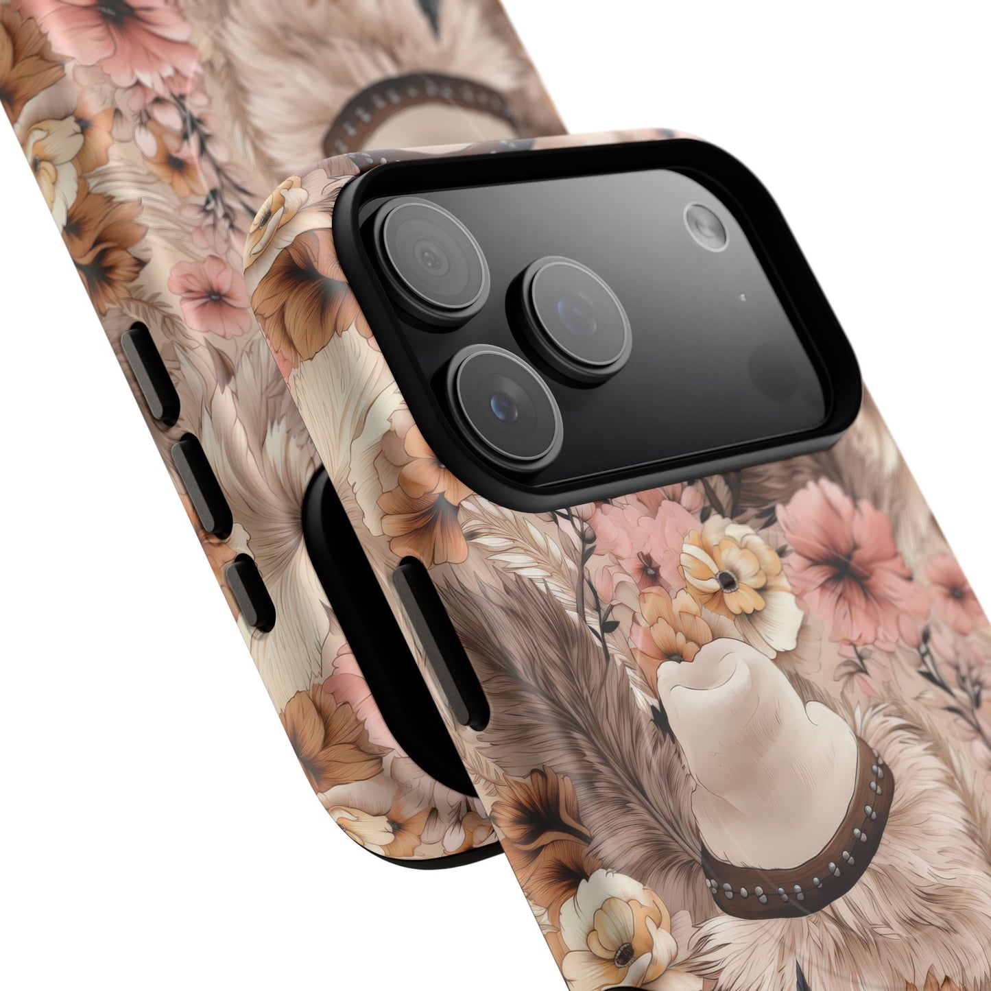 Western Boho Tough iPhone Magnetic Case - Bohemian Style, Durable Protection, Unique Gift, Trendy Accessory, iPhone Cover