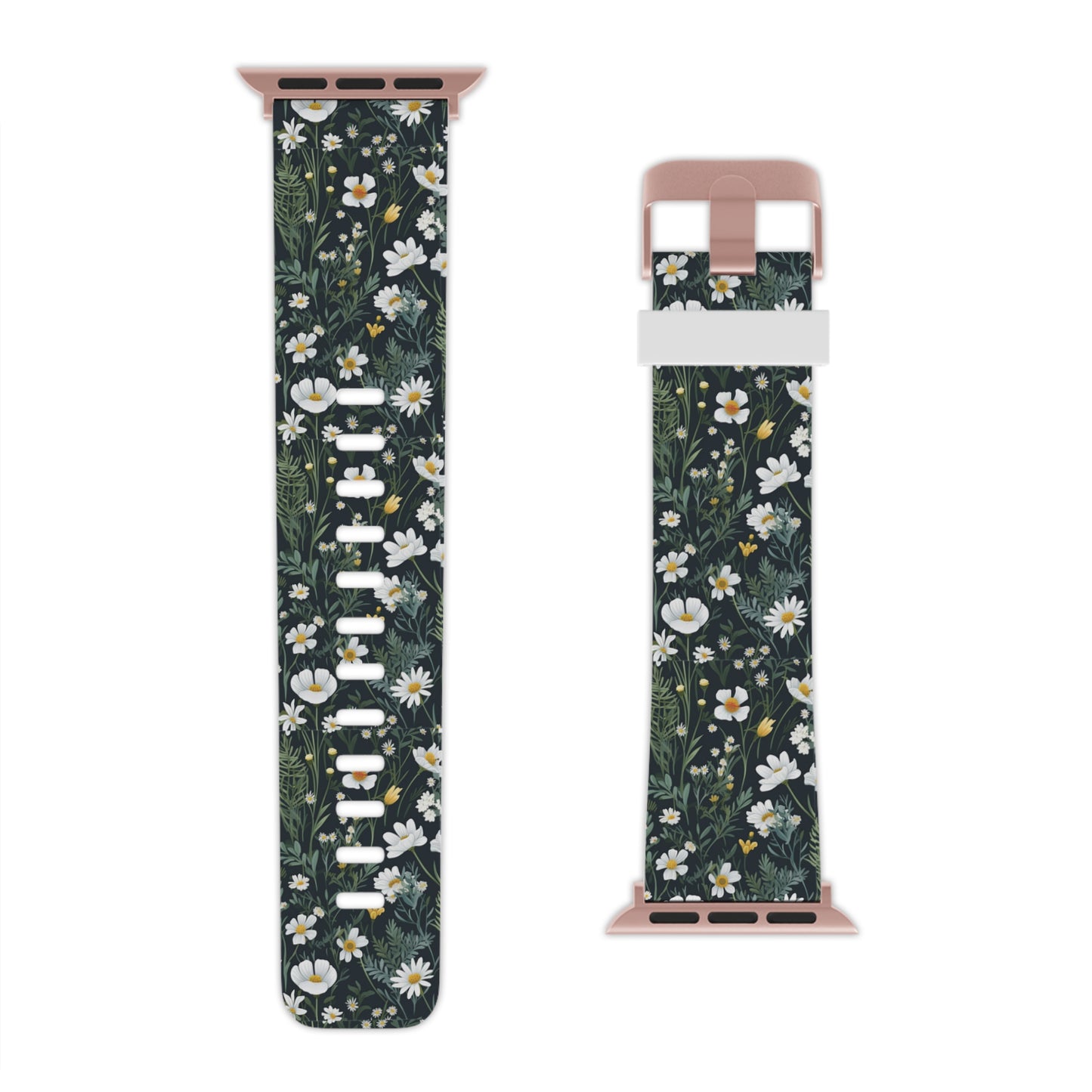 Daisy Delight Floral Apple Watch Band - Stylish & Comfortable for Any Occasion