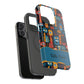 Personalized Colorful Abstract Faces Clear Impact-Resistant Case