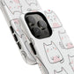 Cute Kawaii Cat Tough Magnetic iPhone Case, Cute Cat Lover Gift, Kawaii iPhone Cover, Tough iPhone Case, Unique Pet Themed Accessory,