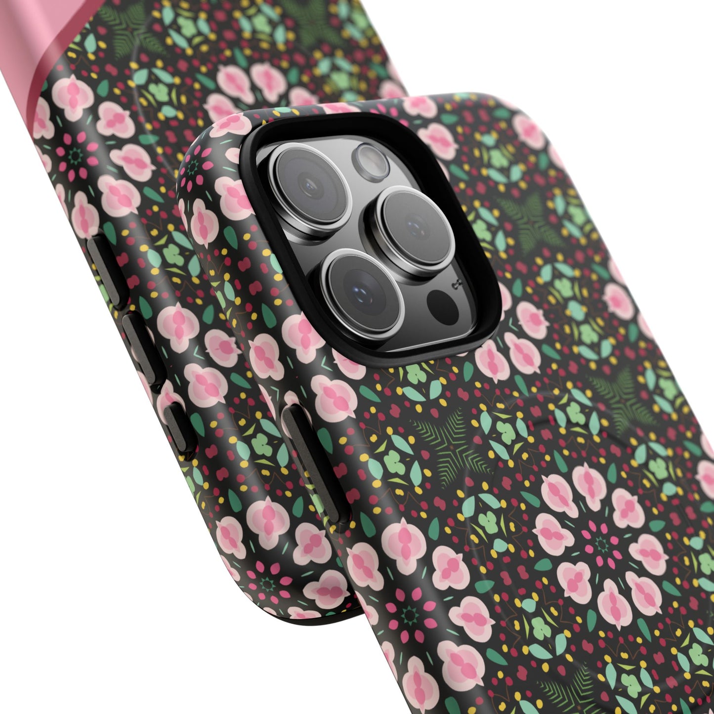 Personalized Twilight Petal Tapestry Floral Tough Magnetic MagSafe® iPhone Case, Durable iPhone Protector, Unique Gift for Her, Stylish Tech Accessories.