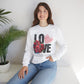 LOVE Always Unisex Heavy Gildan Blend™ Crewneck Sweatshirt.