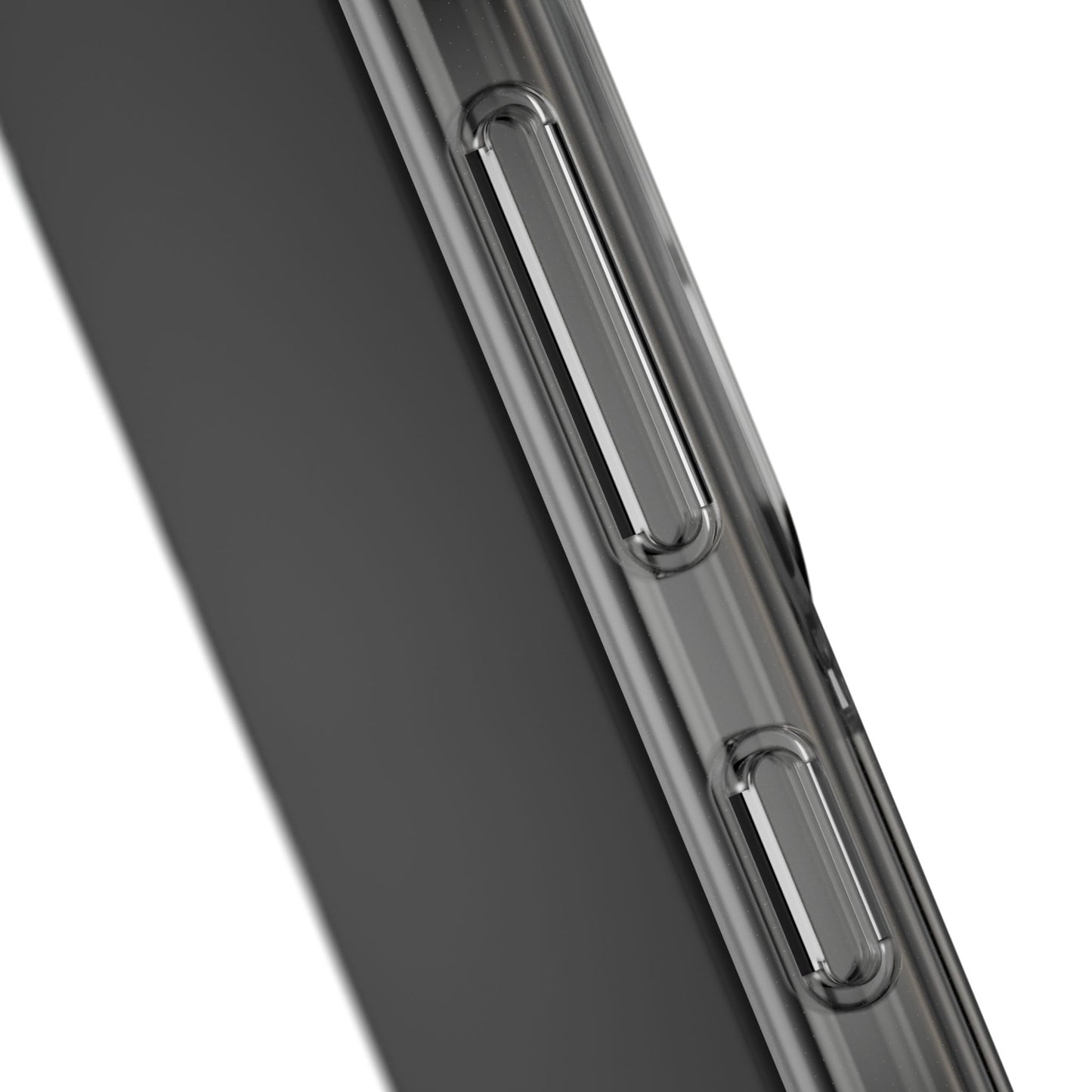 Velvet Petal Noir Floral Petal Clear Impact-Resistant iPhone and Samsung Case.