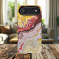 Colorful Red Marble iPhone Case, Tough Magnetic Cases, Stylish iPhone Protection, Unique Gift for iPhone Lovers, iPhone Accessories