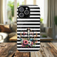 Striped in His Glory iPhone Case, Tough Magnetic Phone Protector, MagSafe iPhone Cover, Durable Case for Everyday Use, Gift for Nature Lovers, Vibrant Design.