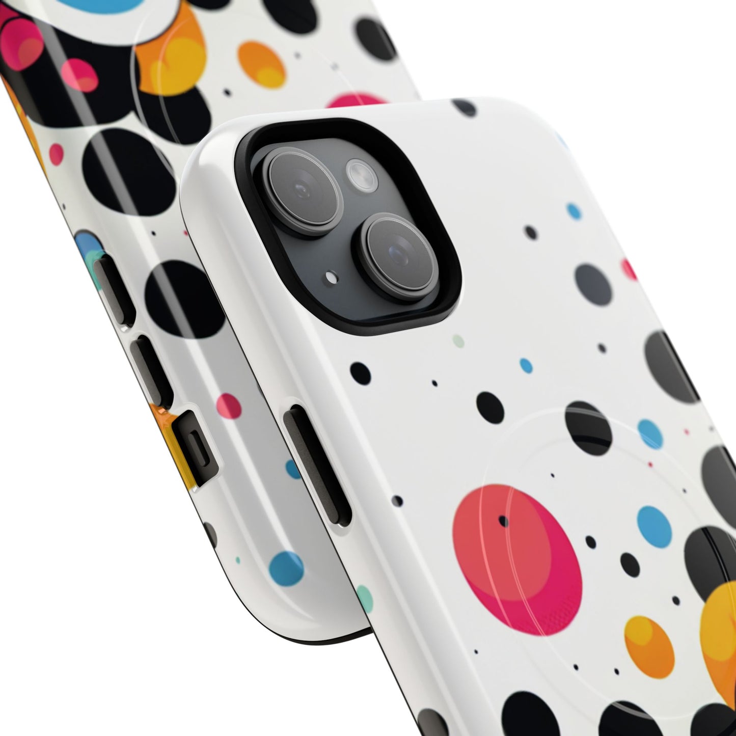 Vibrant Bubble Bloom Galaxy Magnetic iPhone Cases, Artistic Protection for Your Device, Gift for Tech Lovers, Colorful Designs, Unique iPhone Accessories