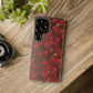 Velvet Petal Noir Floral Petal Clear Impact-Resistant iPhone and Samsung Case.