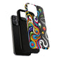 Vibrant Yin Yang Pop Splash Tough Magnetic iPhone Cases, Bold Artwork, Customizable Protection, Gift for Tech Lovers, Colorful iPhone Accessories