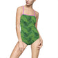 Green Tropical Bliss Women's One-piece Swimsuit (AOP)