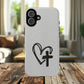 Tough Magnetic Phone Case with Heart & Cross Design, Durable Phone Cover, Unique Gift for Her, Stylish Accessory, Everyday Use