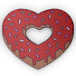 Custom HEART DONUT Shaped Pillows