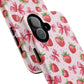 Strawberry Blush Coquette Magnetic Tough iPhone Cases - Funky Fruit Cases, Floral iPhone Cover, Trendy Gifts, iPhone Accessories, Strawberry Lover