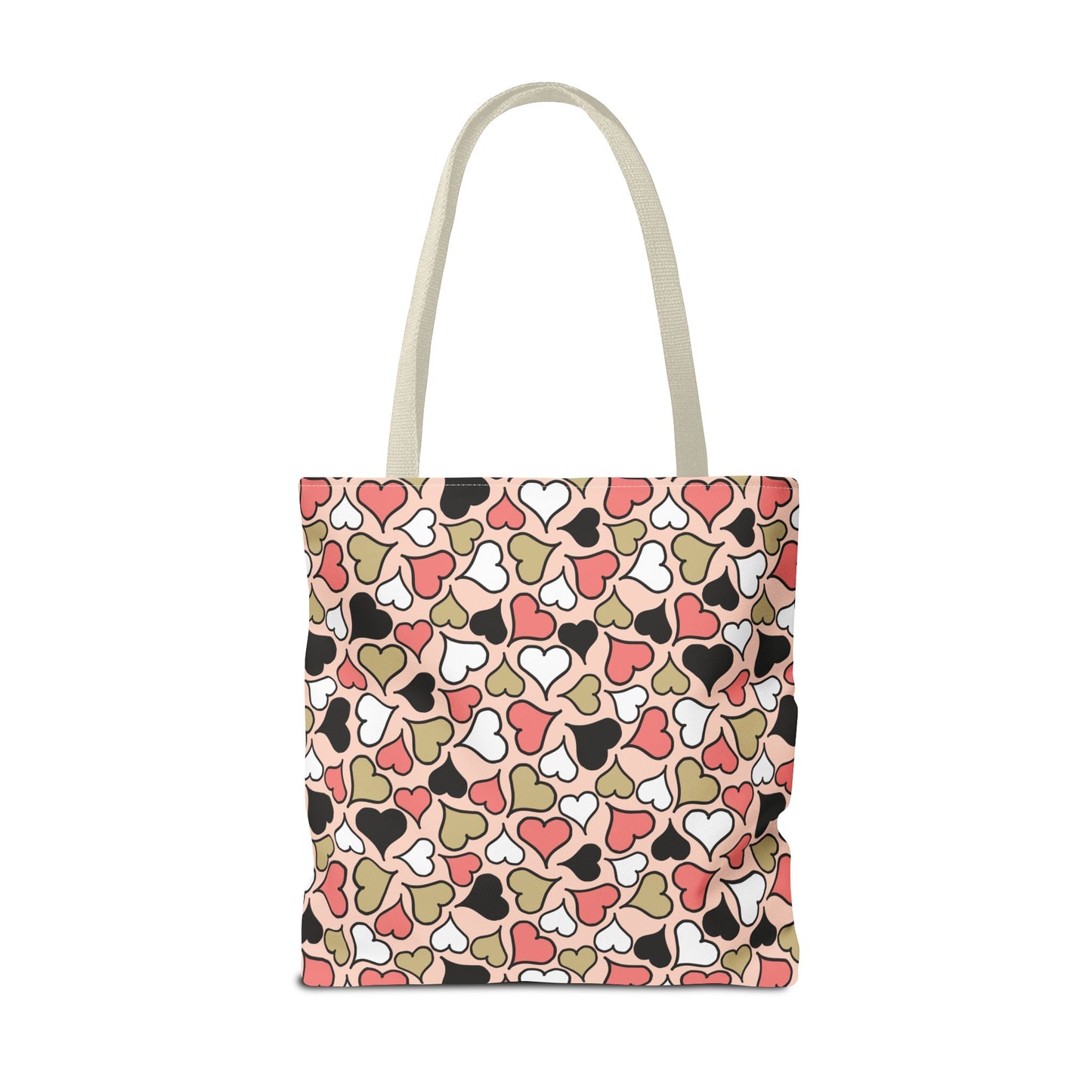 Heart Patterned Tote Bag - Cute & Stylish Carryall for Every Occasion