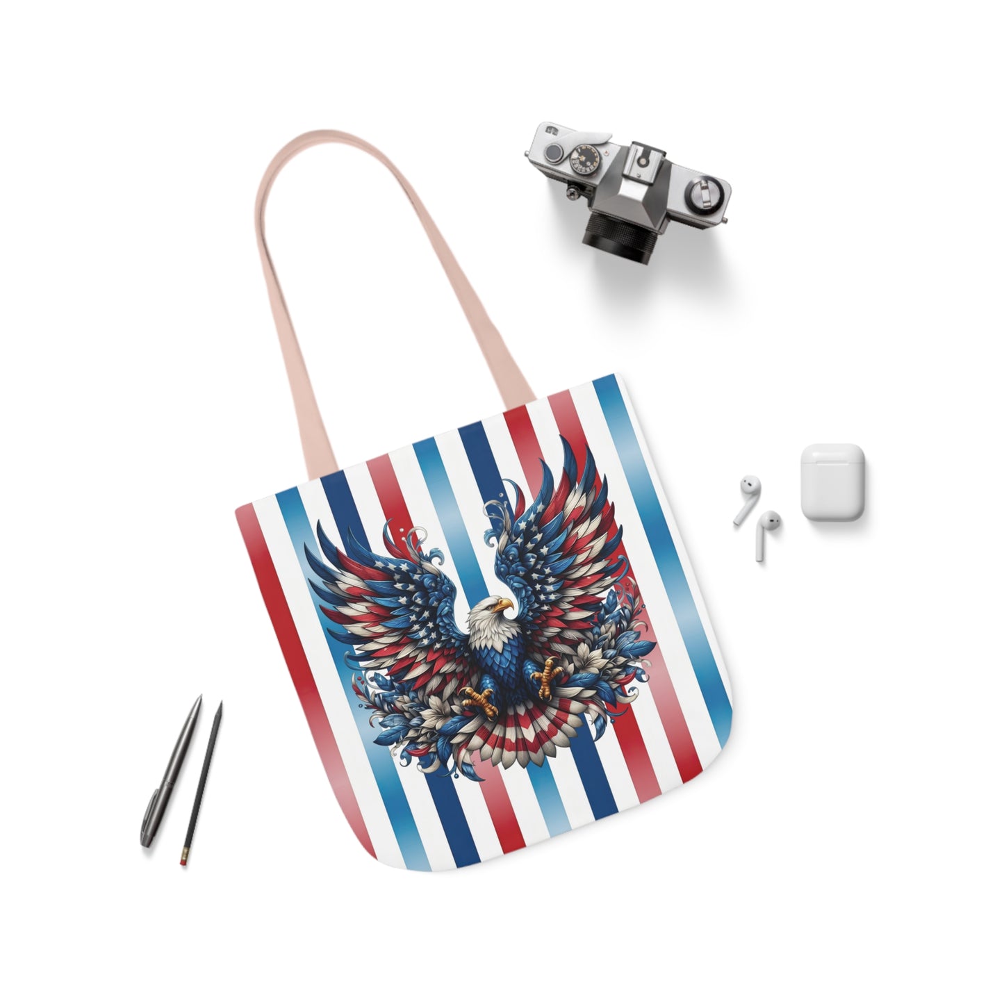 Patriotic Pride Canvas Tote Bag