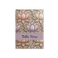 Personalized Stained Glass Lotus Blossom Hardcover Notebook — Custom Name and Affirmation Puffy Cover Journal.