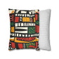 Tribal Harmony Square Poly Canvas Pillowcase