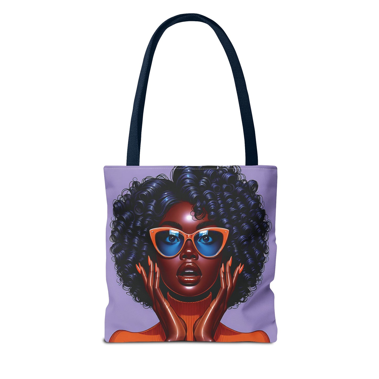 Afro Luxe Glow Tote Bag