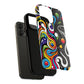 Vibrant Yin Yang Pop Splash Tough Magnetic iPhone Cases, Bold Artwork, Customizable Protection, Gift for Tech Lovers, Colorful iPhone Accessories