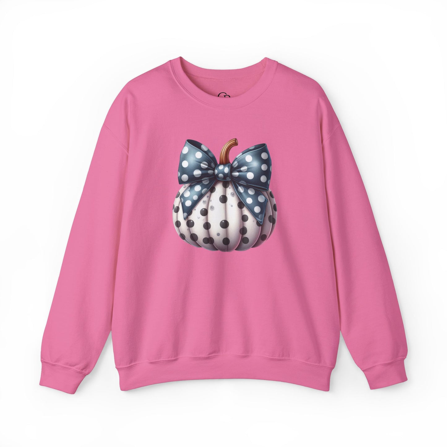 Polka Dot Pumpkin Charm Unisex Heavy Blend™ Crewneck Sweatshirt