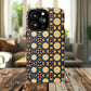 Celestial Spice Tiling Colorful Tough Magnetic iPhone Case, Unique iPhone Cover, Artistic Mobile Shell, Durable Design Accessory, Trendy Gift Idea, MagSafe® iPhone Case.