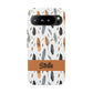 Personalized Whispering Feathers Samsung, Google Pixel and iPhone Case, Custom Name Case.