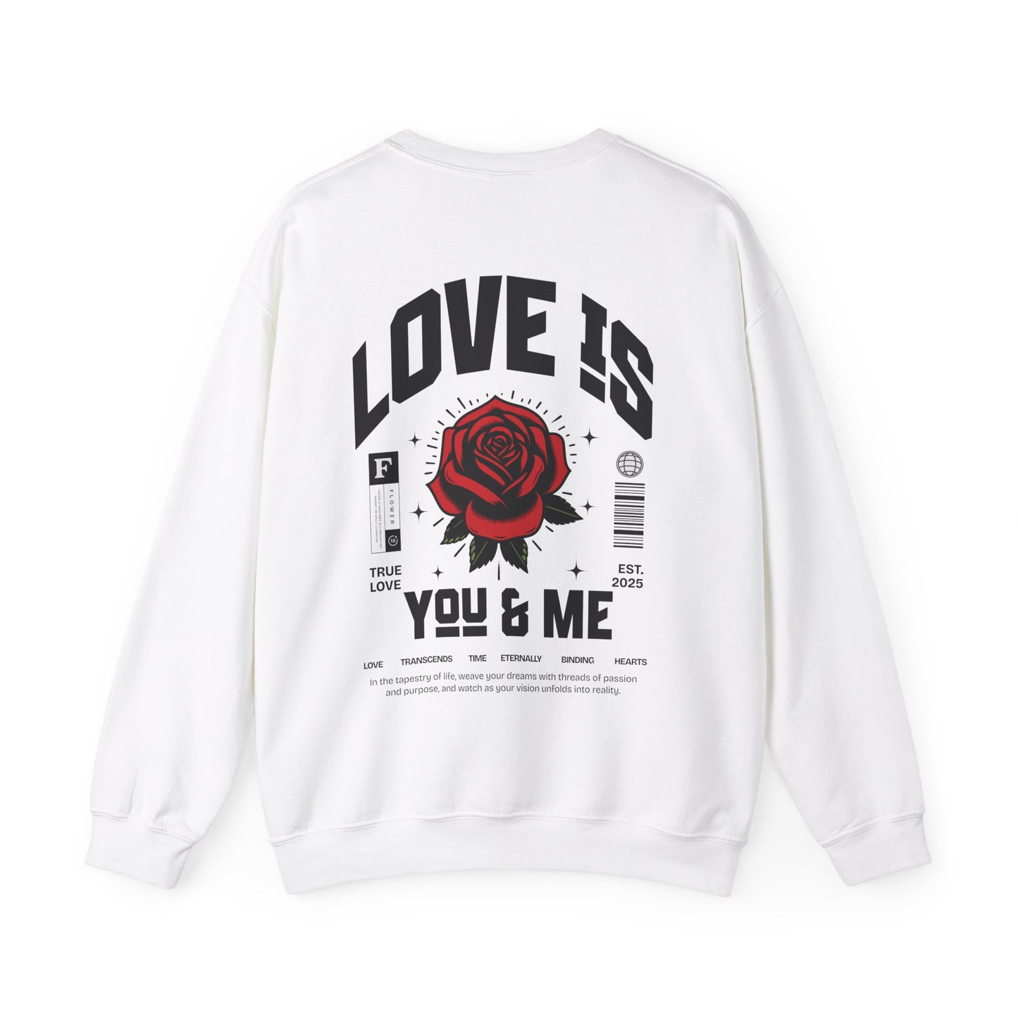 You and Me Valentines Unisex Heavy Blend™ Crewneck Sweatshirt.
