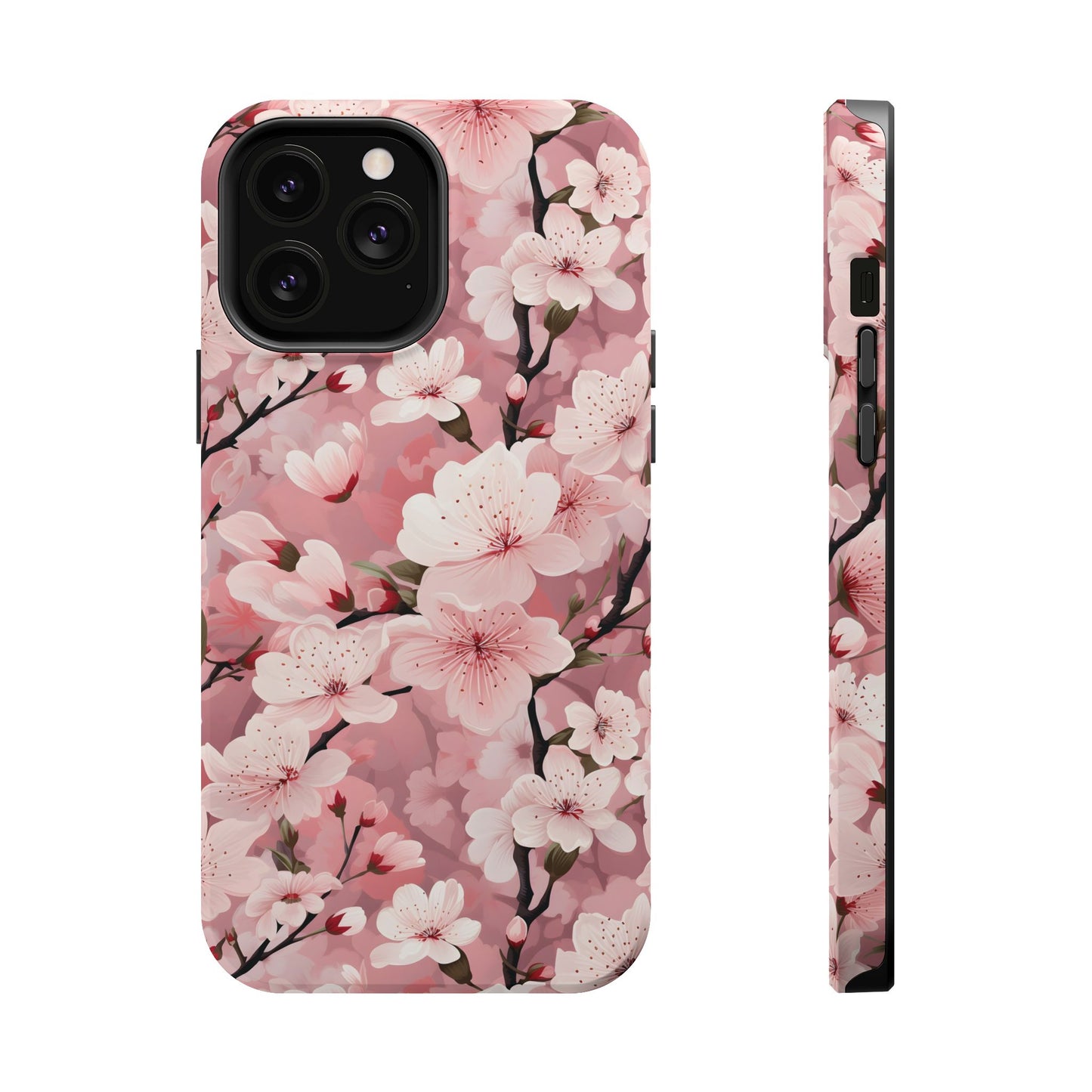 Cherry Blossom Magnetic Tough iPhone Cases