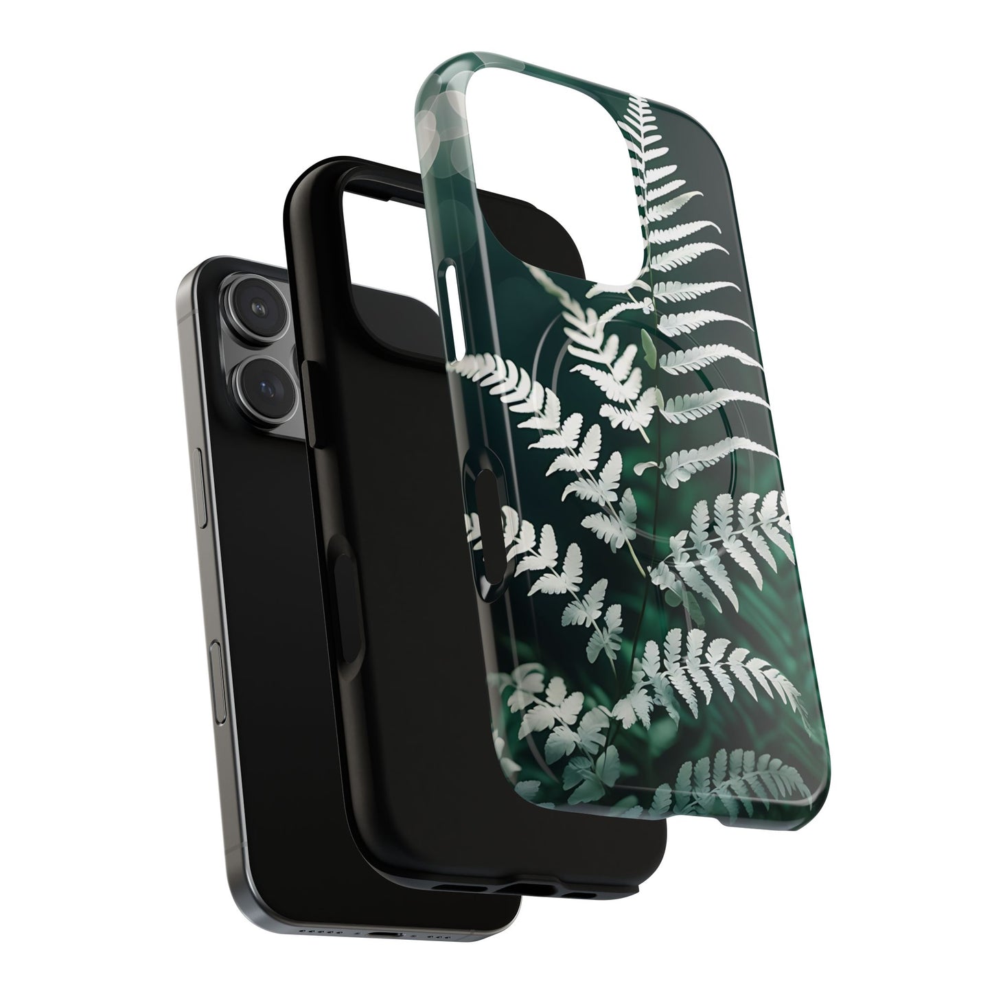 Elegant Fern Design Phone Case, Tough iPhone Cover, Nature Lover Gift, Botanical Phone Protector, Eco-Friendly Accessory