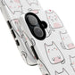 Cute Kawaii Cat Tough Magnetic iPhone Case, Cute Cat Lover Gift, Kawaii iPhone Cover, Tough iPhone Case, Unique Pet Themed Accessory,