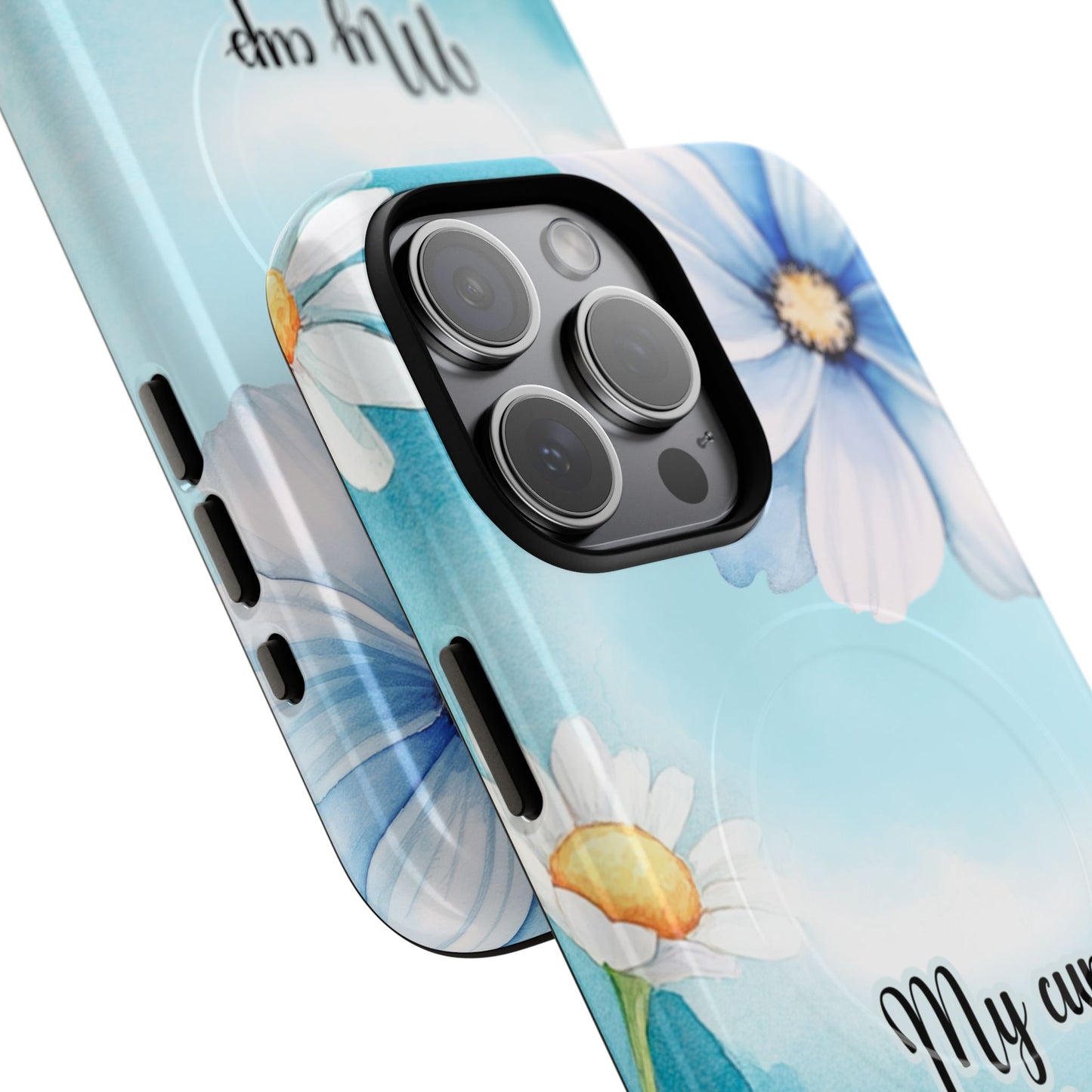 My Cup Overflows Psalm 23:5 | Inspirational Gift, Tough iPhone Magnetic Case | Scripture, Bible Verse, MagSafe® iPhone® Tough Case, iPhone 14, iPhone 15, iPhone 16, Pro, Pro Max, Plus,