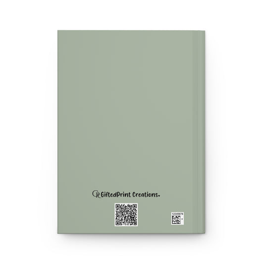 Empowering Journal for Self-Discovery, ''Choosing the ME I want to Become'' Floral Hardcover Journal, Inspirational Writing Book, Gift for Women, Motivational Notebook