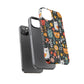 Whimsical Feline Garden iPhone, Samsung or Google Pixel Tough Cases