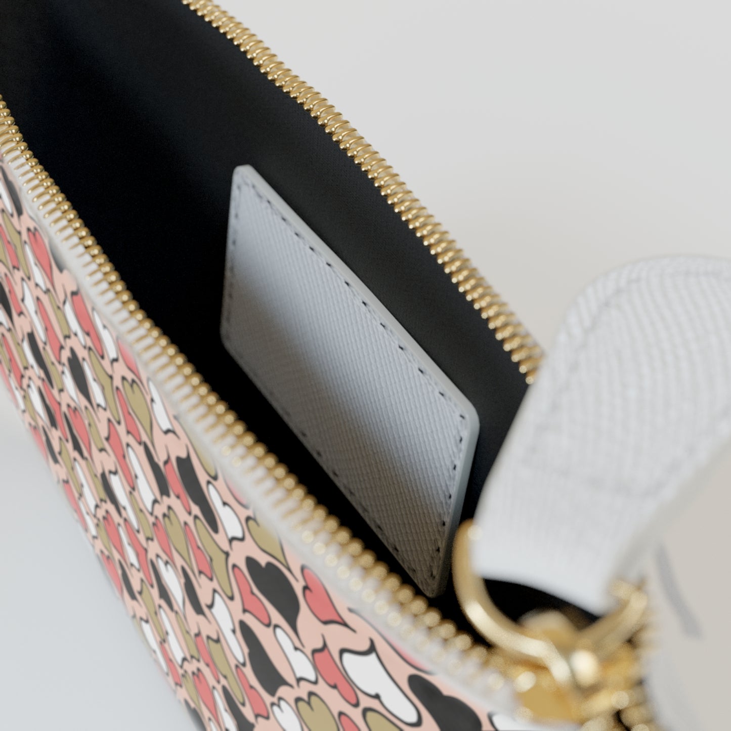 Heart Pattern Mini Clutch Bag - Chic Accessory for Everyday & Special Occasions