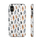 Whispering Feathers iPhone Tough Cases