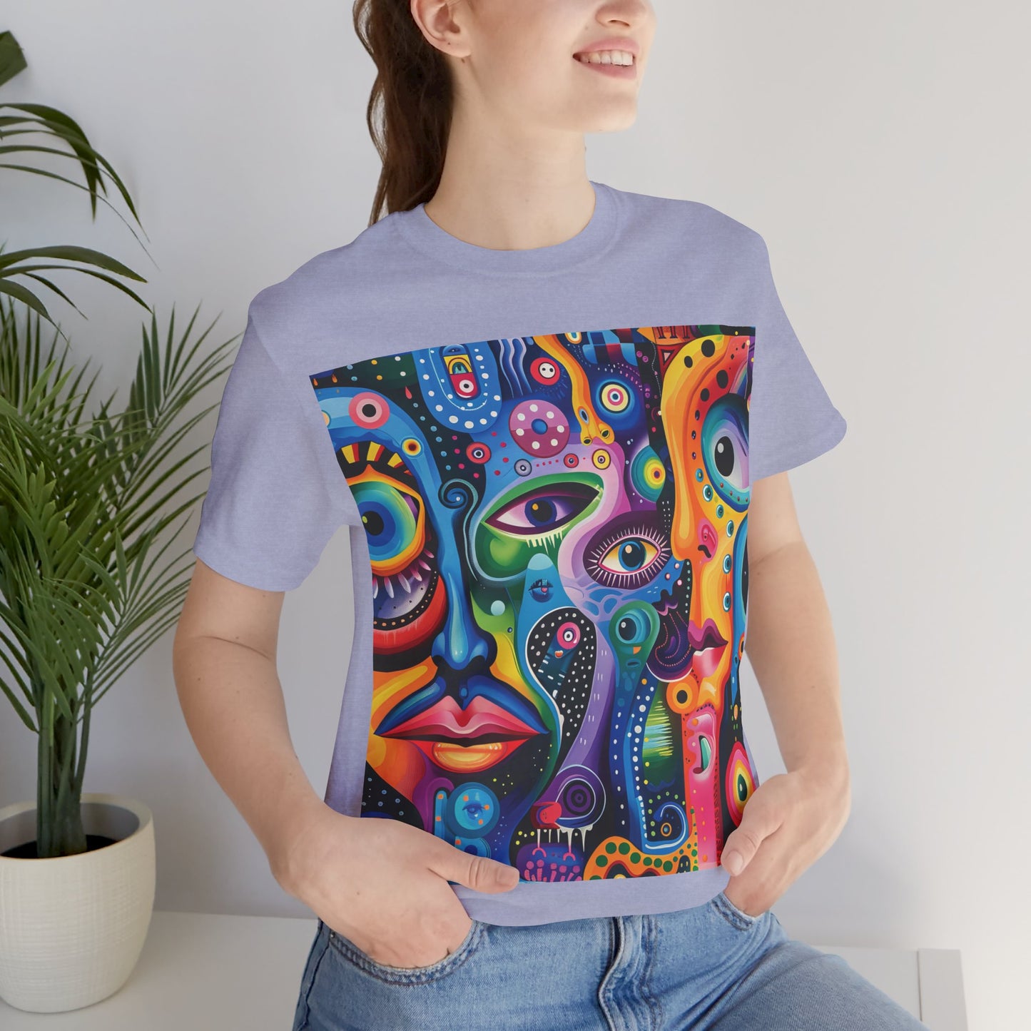 Psychedelic Visions Unisex Jersey Short Sleeve Tee