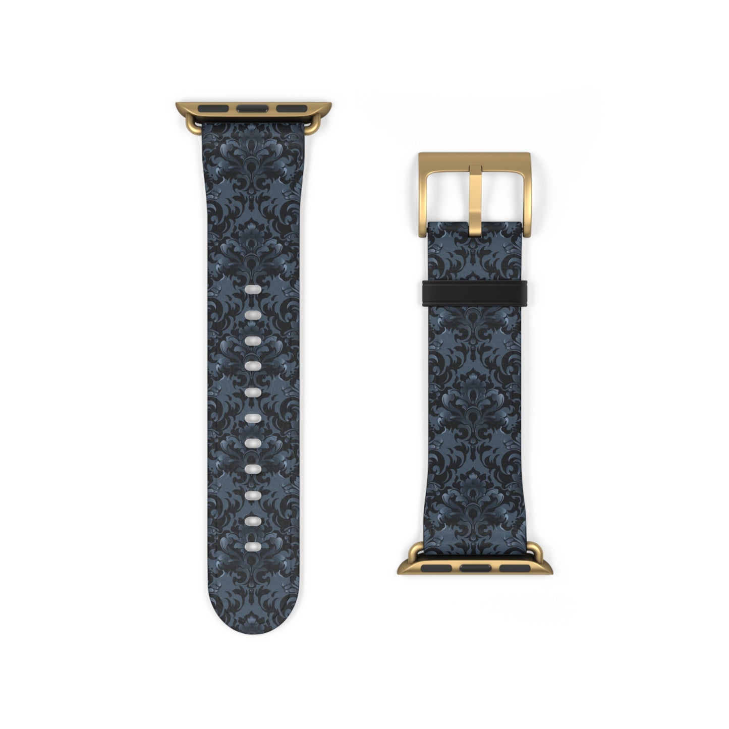 Opulent Dusk Elegant Floral Watch Band - Stylish Accessory for Daily Wear.