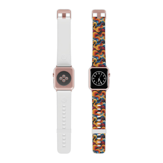 Cosmic Swirl Vibrant Apple Watch Band - Colorful Design for Stylish Wear