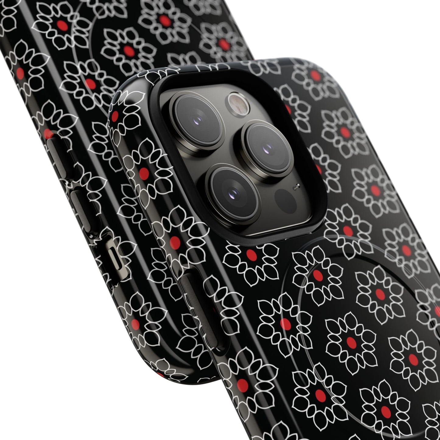 Floral Power Magnetic Tough iPhone Cover | Tough iPhone Cover, Floral Design, Custom iPhone Accessory, Gift for Her, iPhone Case
