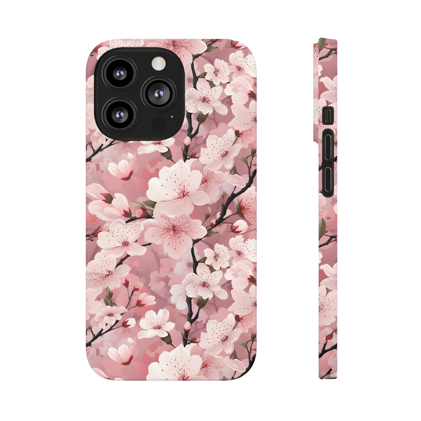 Cherry Blossom Slim Phone Cases for iPhone and Samsung