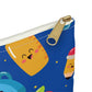 Personalized Blue Kawaii Composition Book Inspired Accessory Pouch, Kids School Supplies, Classroom Organizer, Teacher Gift, Fun Stationery Case, Back to School
