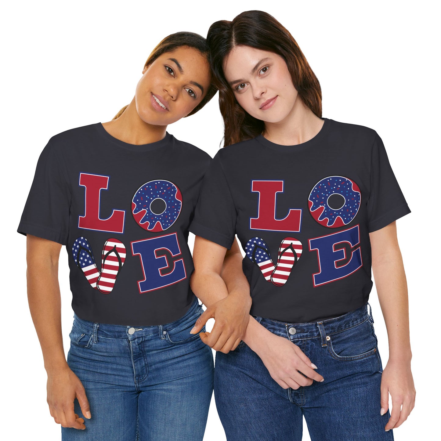 Patriotic Love Unisex Jersey Short Sleeve Tee