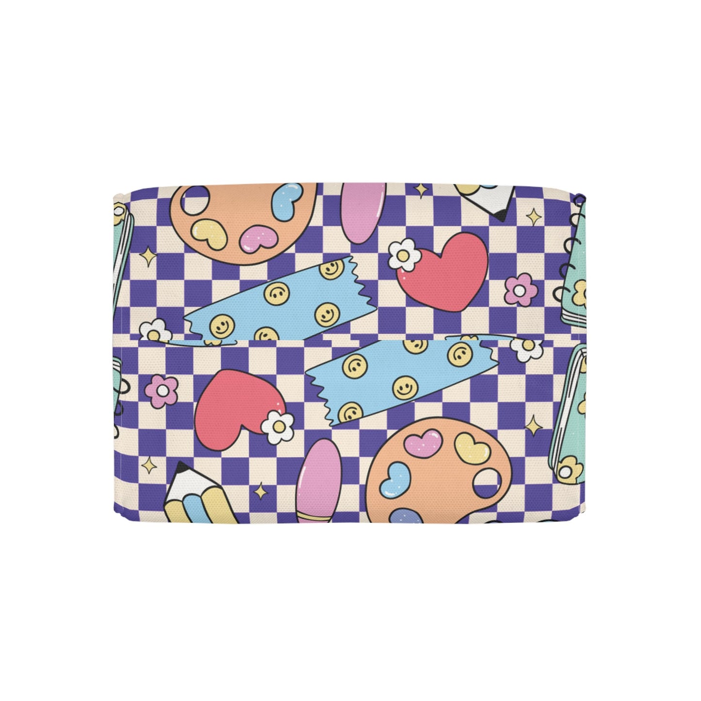 Custom Purple Doodle Daydream Composition Book Inspired Stylish Polyester Lunch Box for Kids - Perfect for School, Picnics, or Snacks | Personalized ABC Design, Back to School, Family [...]