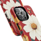 Floral Fusion Tough Magnetic Phone Case | Flower Design, Durable Protective Cover, Gift for Her, Spring Style, Unique Phone Accessory.