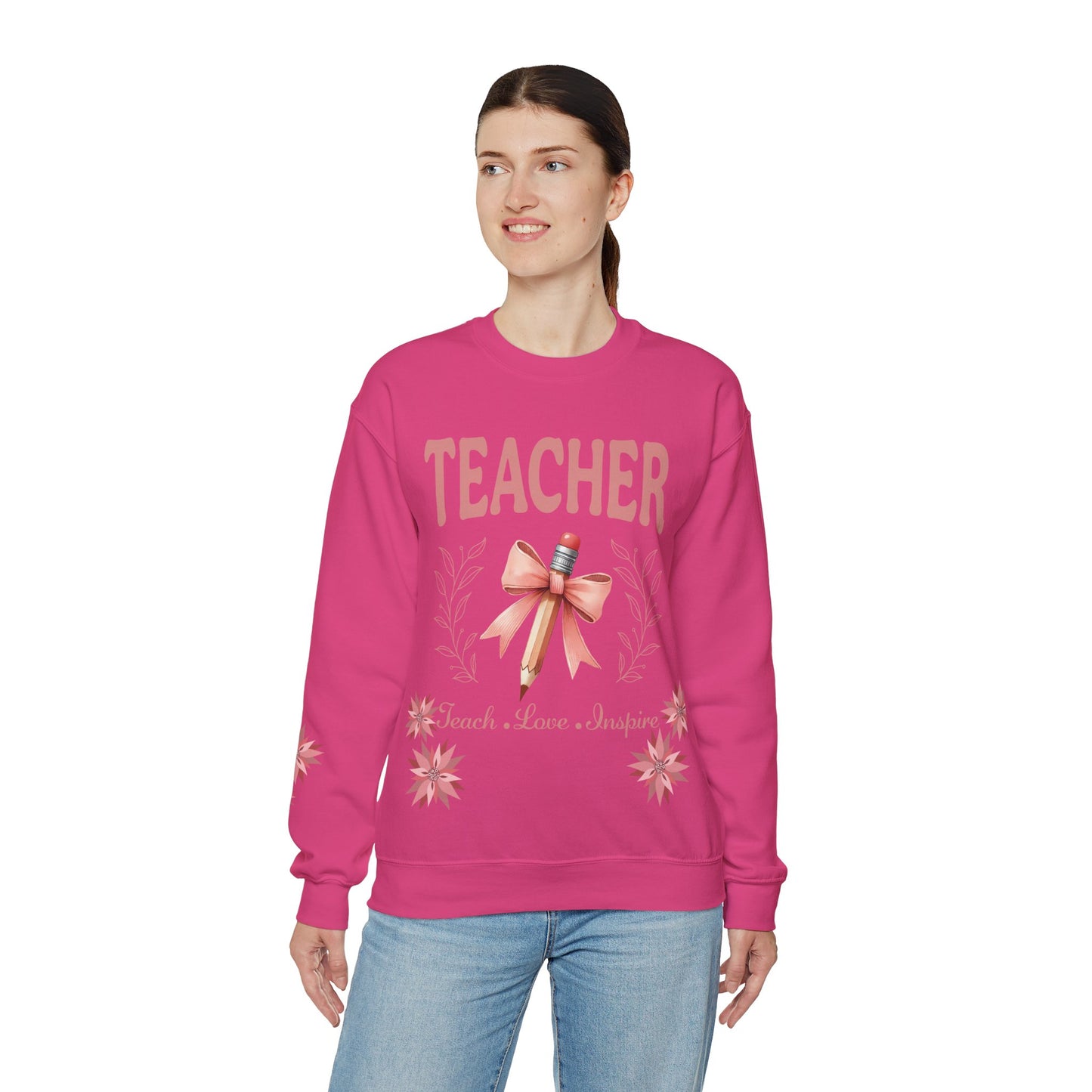 Teacher Unisex Heavy Blend™ Crewneck Sweatshirt