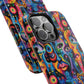 Psychedelic Visions Vibrant Art iPhone and Samsung Phone Case - Stylish Tough Case for Artists & Creatives.
