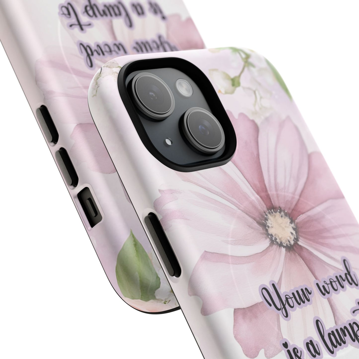 Your Word is a Lamp to My Feet Psalm 119:105 | Inspirational Gift, Tough iPhone Magnetic Case | Scripture, Bible Verse, MagSafe® iPhone® Tough Case, iPhone 14, iPhone 15, iPhone 16, Pro, Pro Max, Plus