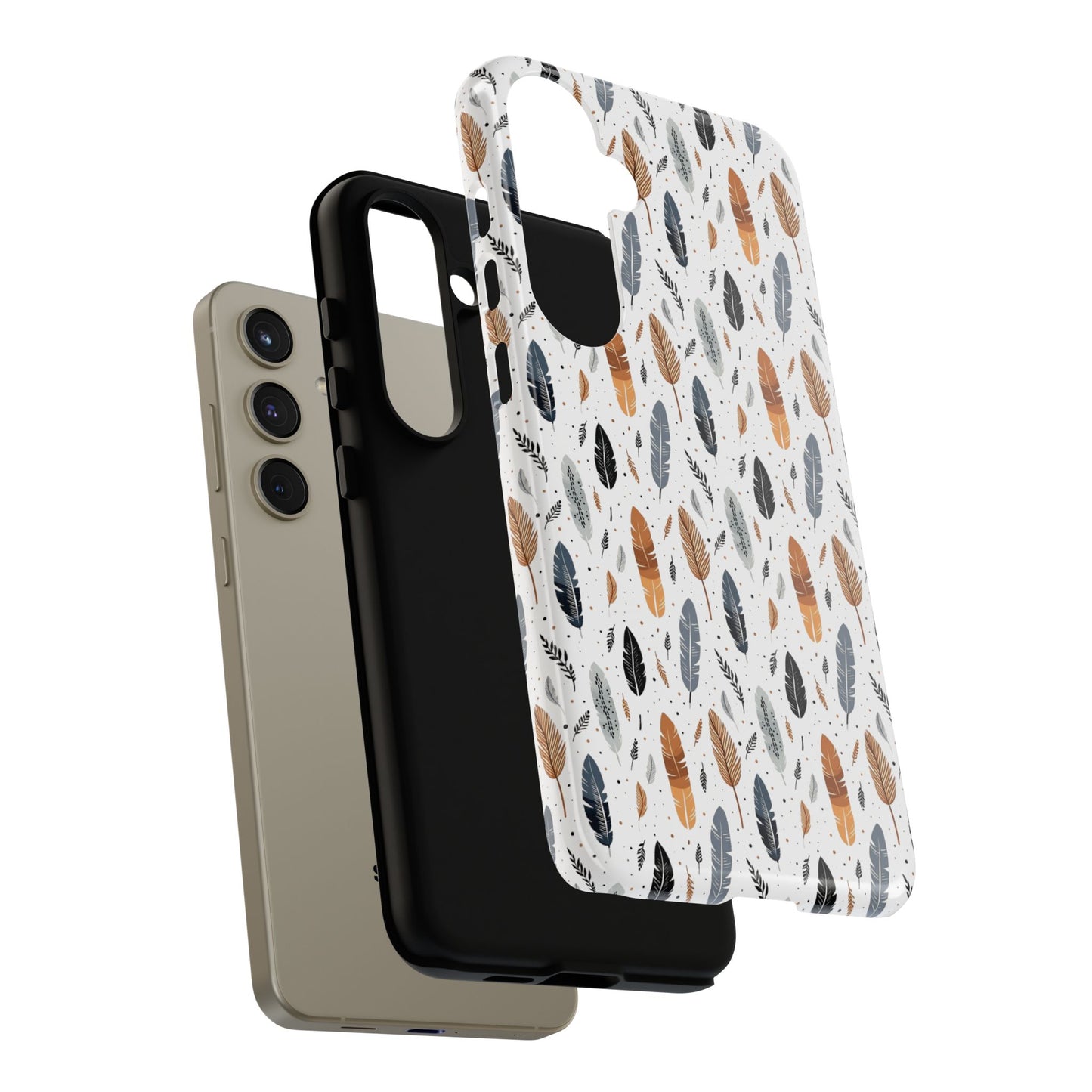 Whispering Feathers iPhone, Samsung and Google Tough Cases