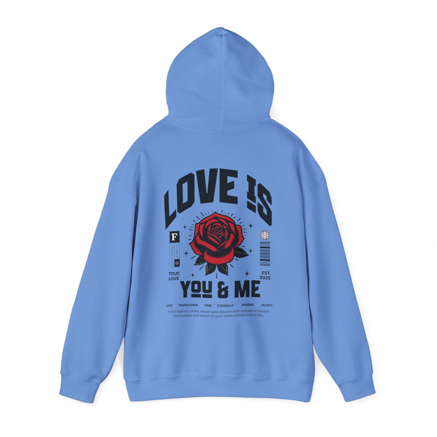 You and Me Unisex Gildan Hoodie Sweatshirt